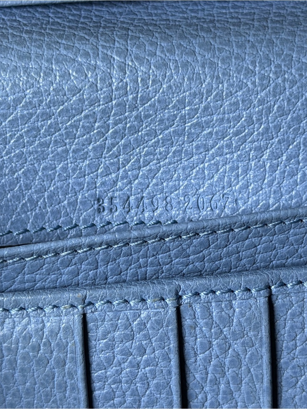 Gucci continental blue wallet with box - Picture 15 of 16